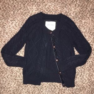 Navy cardigan